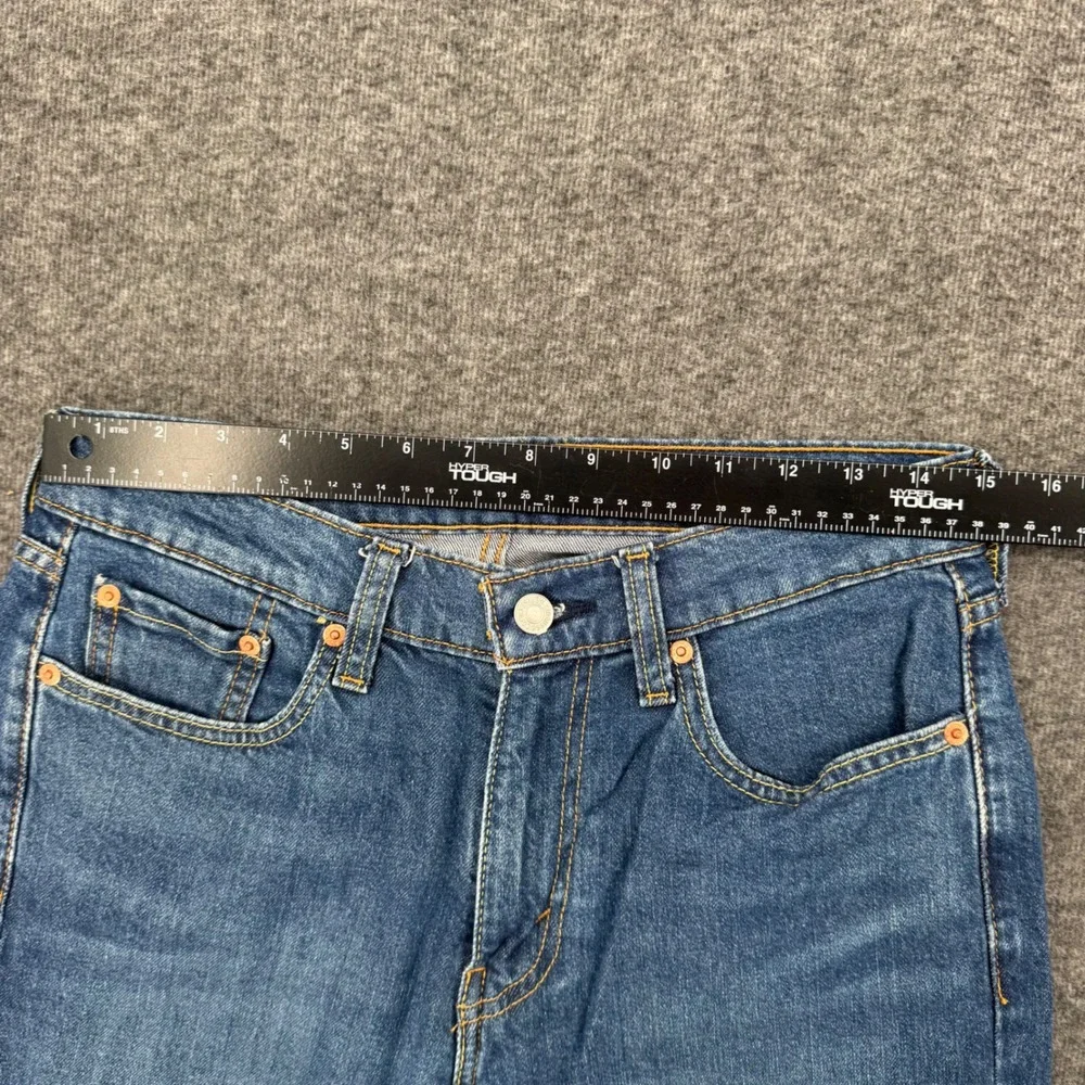 Levis 514 Straight Fit Mens Jeans Size 30 Medium Wash Blue Casual Denim workwear